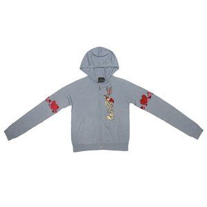 Classic Looney Tunes Cashmere Zip-Hoodie Bugs Bunny - Blue